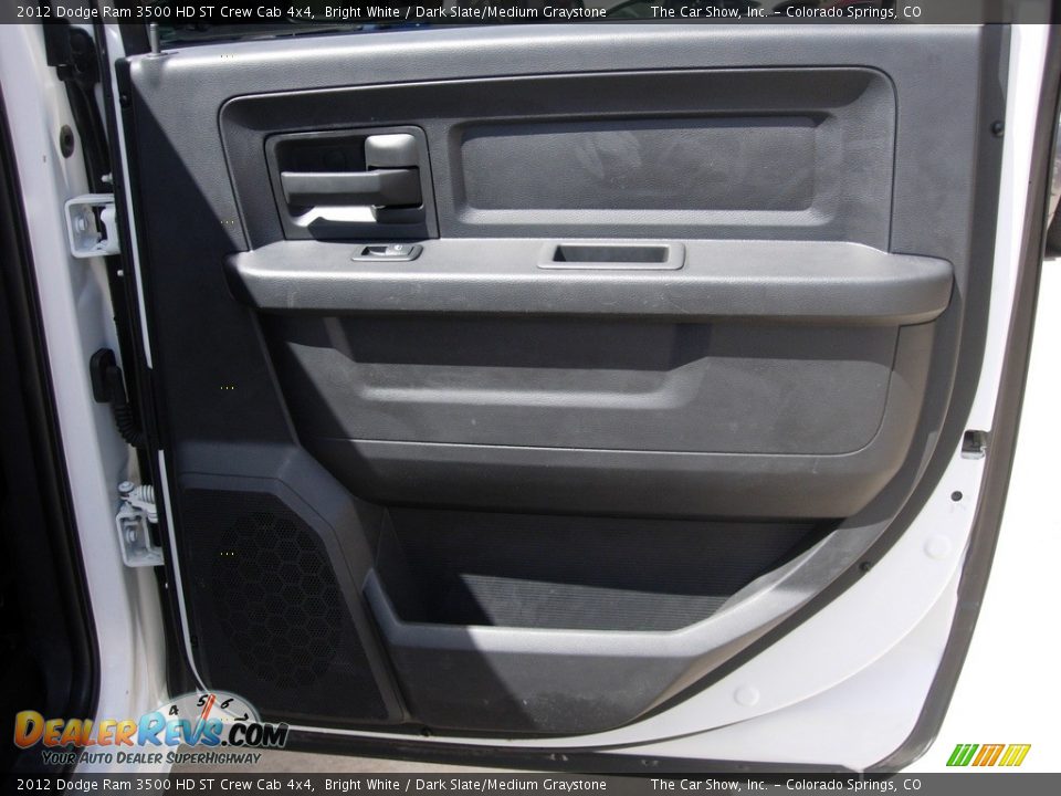 2012 Dodge Ram 3500 HD ST Crew Cab 4x4 Bright White / Dark Slate/Medium Graystone Photo #15