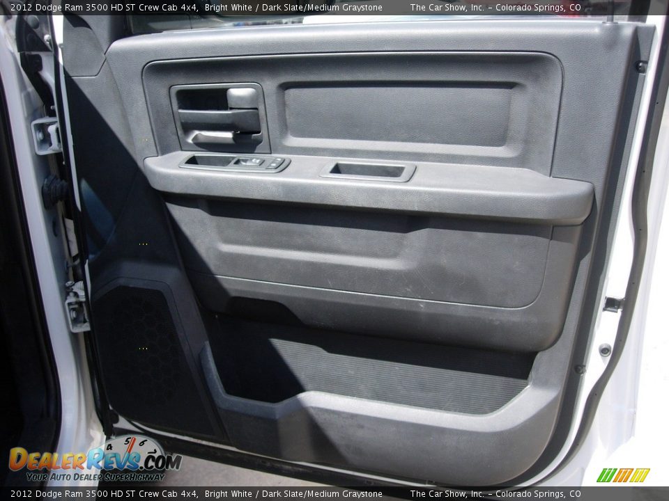2012 Dodge Ram 3500 HD ST Crew Cab 4x4 Bright White / Dark Slate/Medium Graystone Photo #17