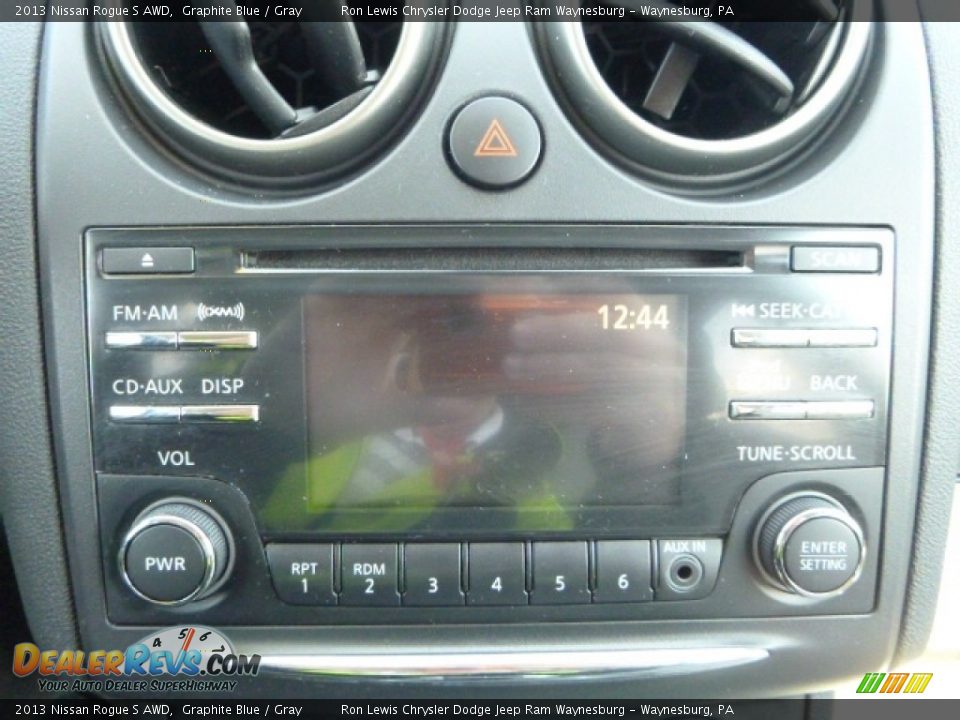 2013 Nissan Rogue S AWD Graphite Blue / Gray Photo #16