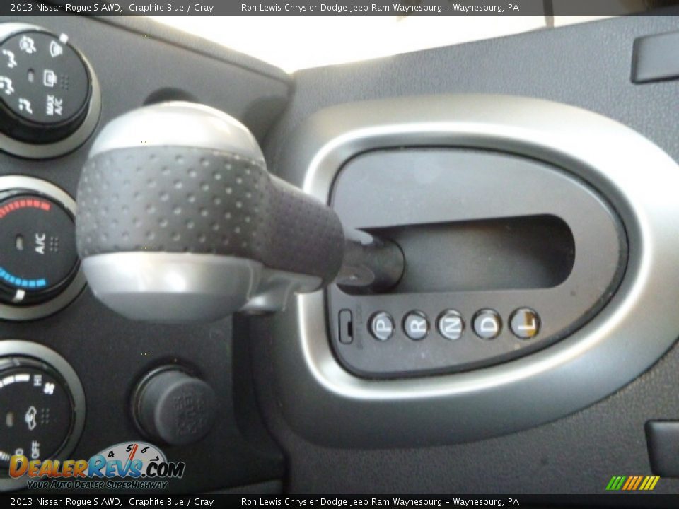 2013 Nissan Rogue S AWD Graphite Blue / Gray Photo #20