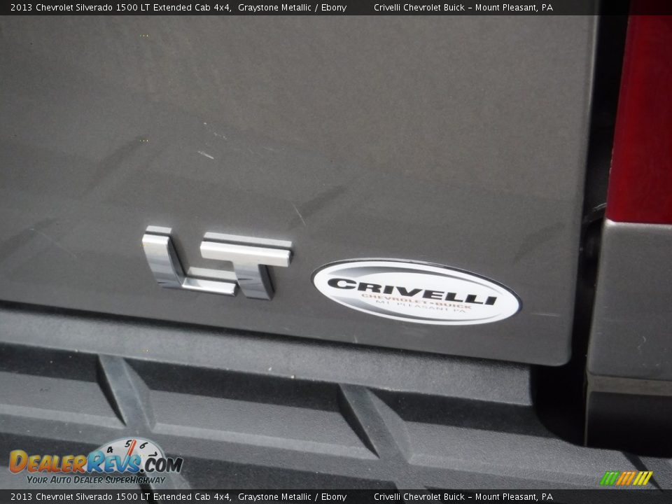 2013 Chevrolet Silverado 1500 LT Extended Cab 4x4 Graystone Metallic / Ebony Photo #8