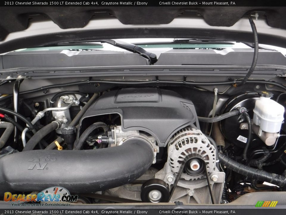 2013 Chevrolet Silverado 1500 LT Extended Cab 4x4 Graystone Metallic / Ebony Photo #14