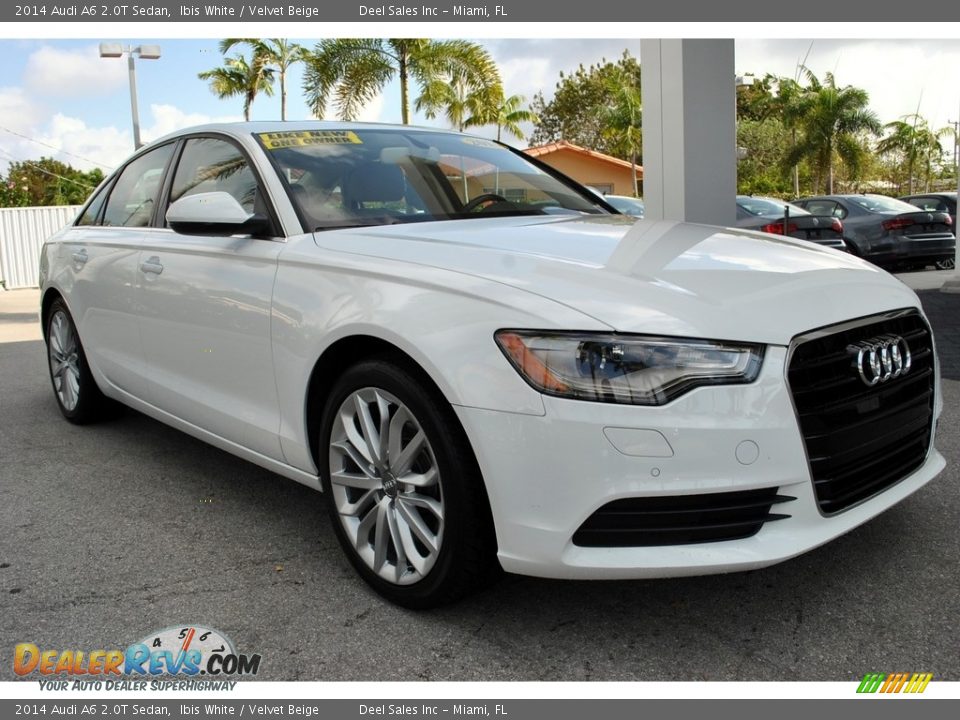 Front 3/4 View of 2014 Audi A6 2.0T Sedan Photo #2