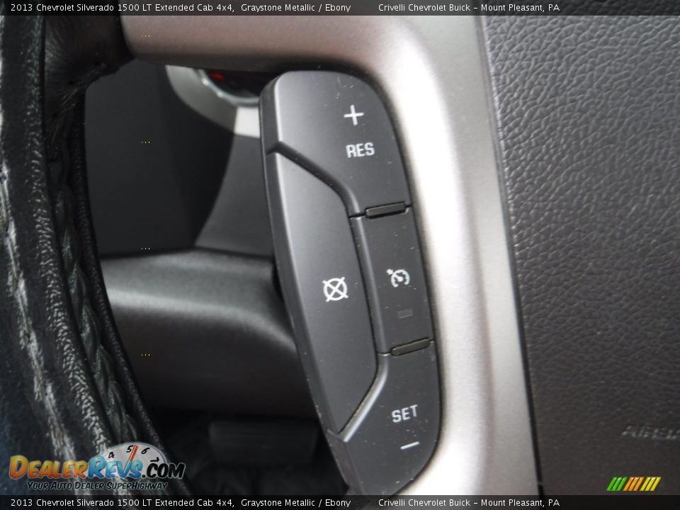 2013 Chevrolet Silverado 1500 LT Extended Cab 4x4 Graystone Metallic / Ebony Photo #32