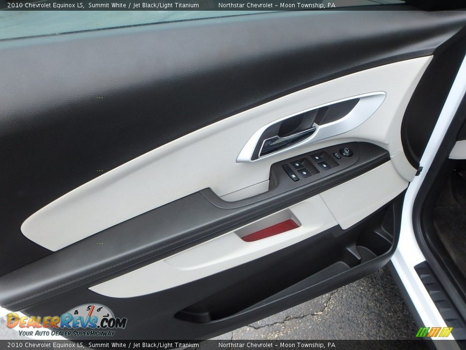 2010 Chevrolet Equinox LS Summit White / Jet Black/Light Titanium Photo #24