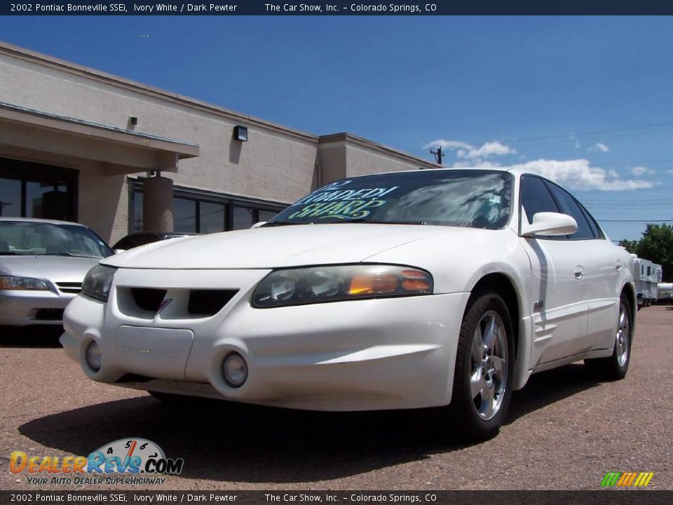 2002 Pontiac Bonneville SSEi Ivory White / Dark Pewter Photo #5