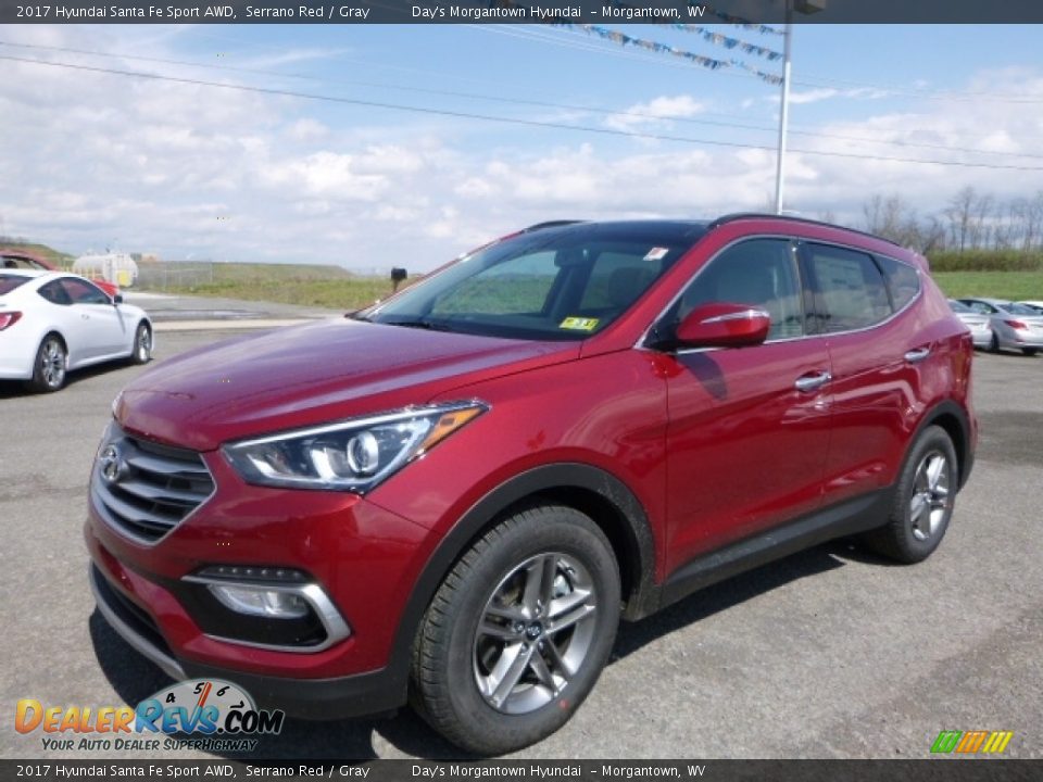 Front 3/4 View of 2017 Hyundai Santa Fe Sport AWD Photo #2