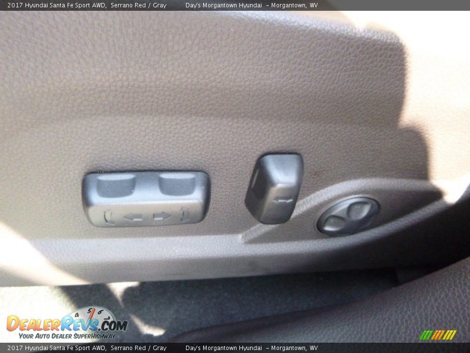2017 Hyundai Santa Fe Sport AWD Serrano Red / Gray Photo #14