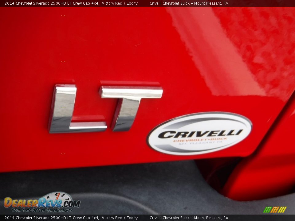 2014 Chevrolet Silverado 2500HD LT Crew Cab 4x4 Victory Red / Ebony Photo #14
