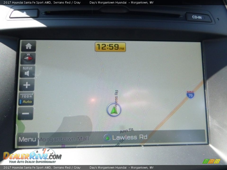 2017 Hyundai Santa Fe Sport AWD Serrano Red / Gray Photo #16