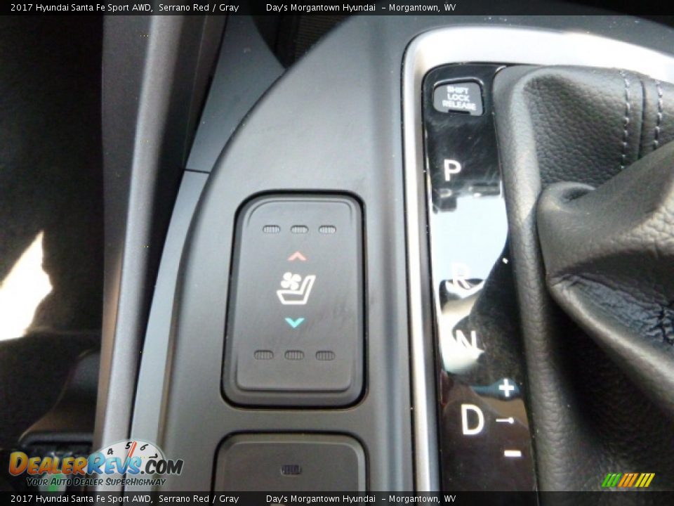 2017 Hyundai Santa Fe Sport AWD Serrano Red / Gray Photo #18