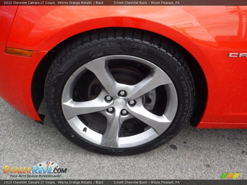 2013 Chevrolet Camaro LT Coupe Inferno Orange Metallic / Black Photo #4
