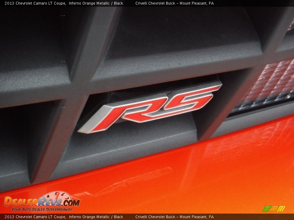 2013 Chevrolet Camaro LT Coupe Inferno Orange Metallic / Black Photo #5