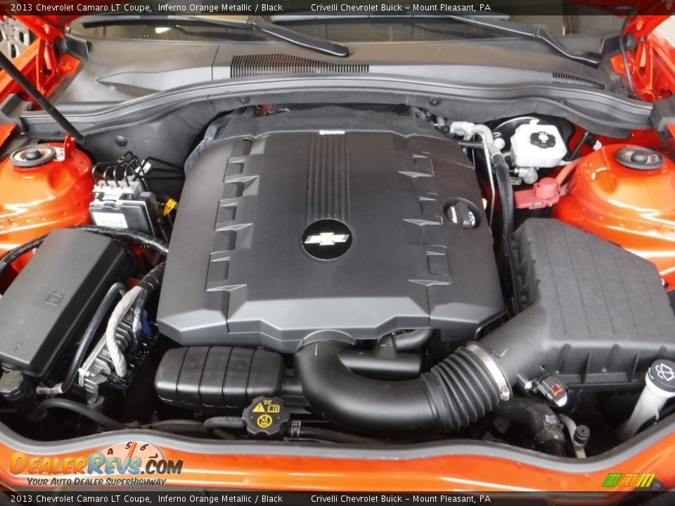 2013 Chevrolet Camaro LT Coupe Inferno Orange Metallic / Black Photo #11