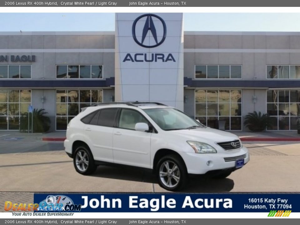 2006 Lexus RX 400h Hybrid Crystal White Pearl / Light Gray Photo #1
