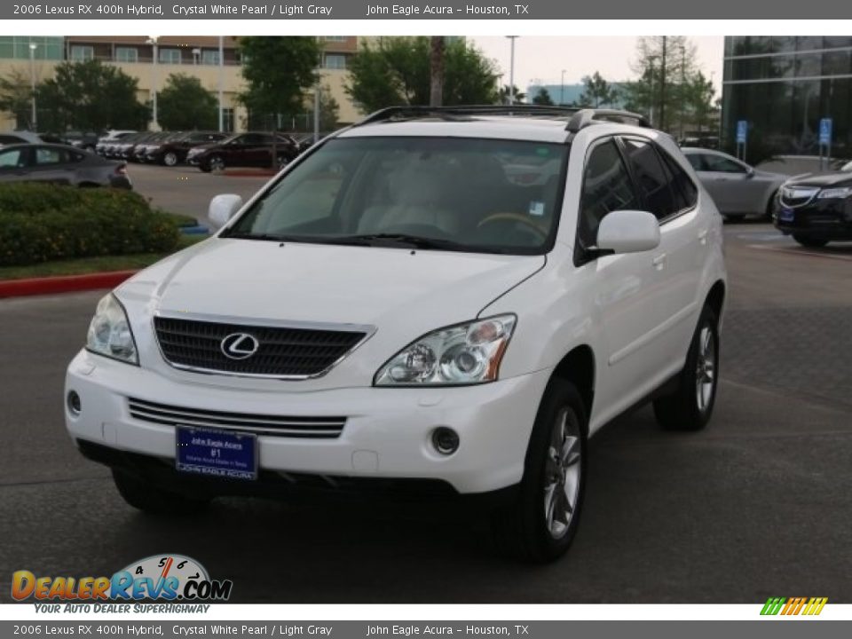 2006 Lexus RX 400h Hybrid Crystal White Pearl / Light Gray Photo #2