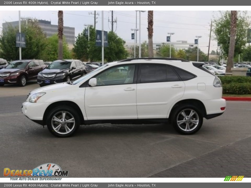 2006 Lexus RX 400h Hybrid Crystal White Pearl / Light Gray Photo #3