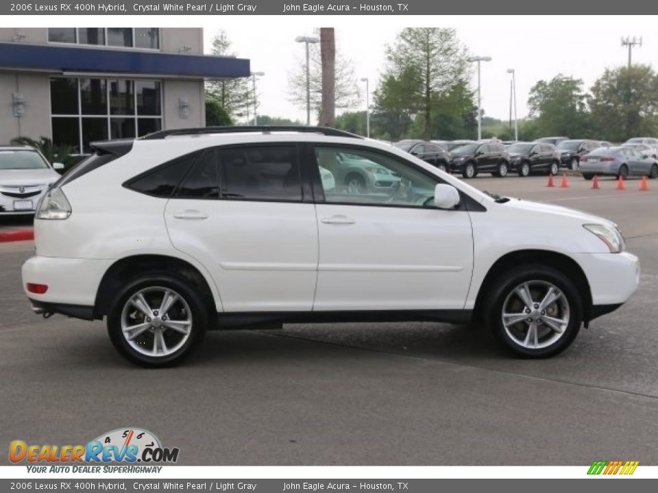 2006 Lexus RX 400h Hybrid Crystal White Pearl / Light Gray Photo #4