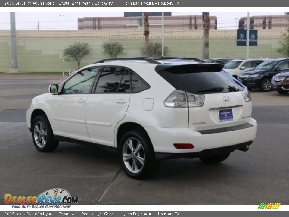 2006 Lexus RX 400h Hybrid Crystal White Pearl / Light Gray Photo #5