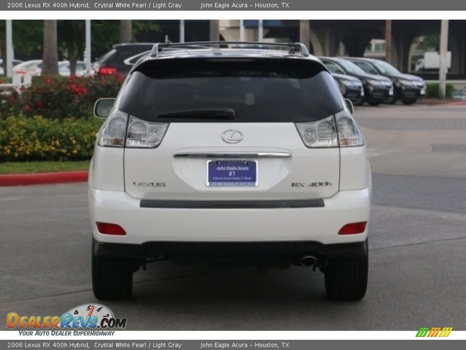 2006 Lexus RX 400h Hybrid Crystal White Pearl / Light Gray Photo #6