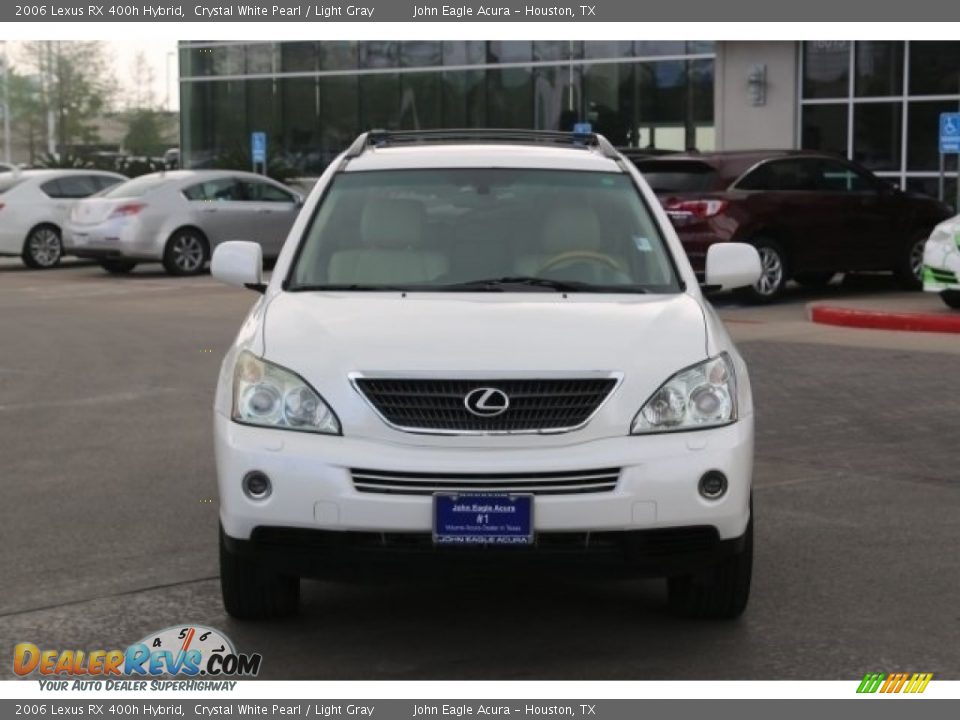 2006 Lexus RX 400h Hybrid Crystal White Pearl / Light Gray Photo #8