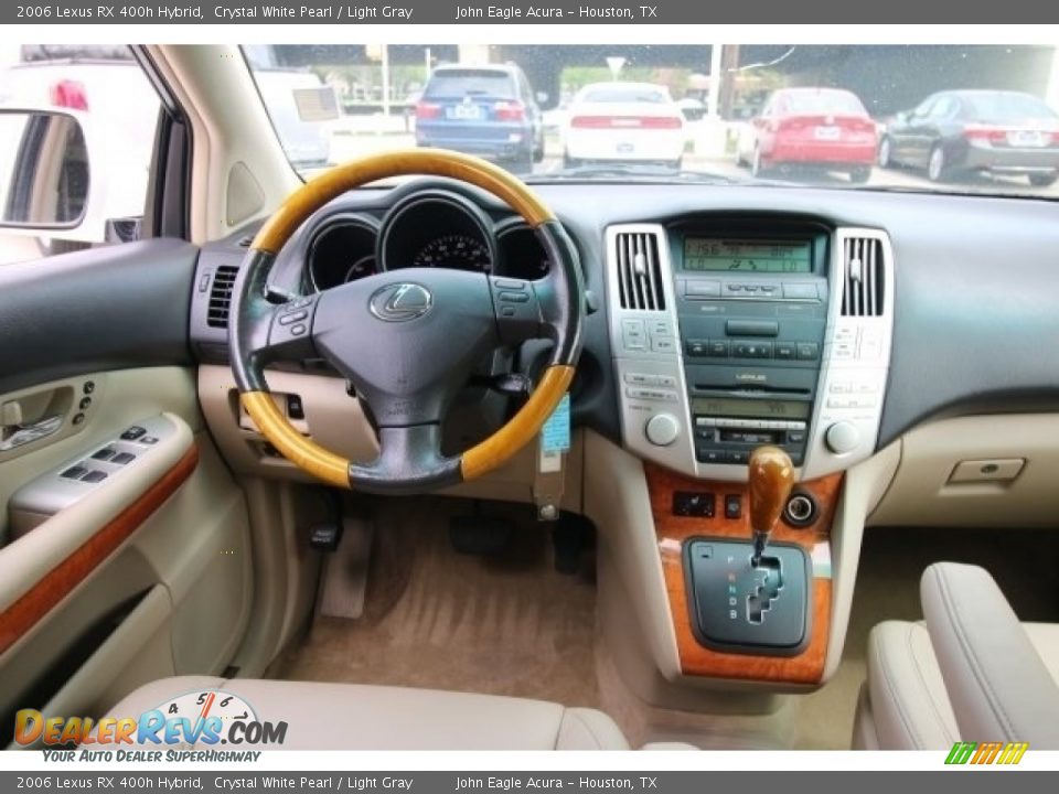 2006 Lexus RX 400h Hybrid Crystal White Pearl / Light Gray Photo #9