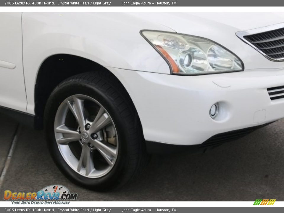 2006 Lexus RX 400h Hybrid Crystal White Pearl / Light Gray Photo #10