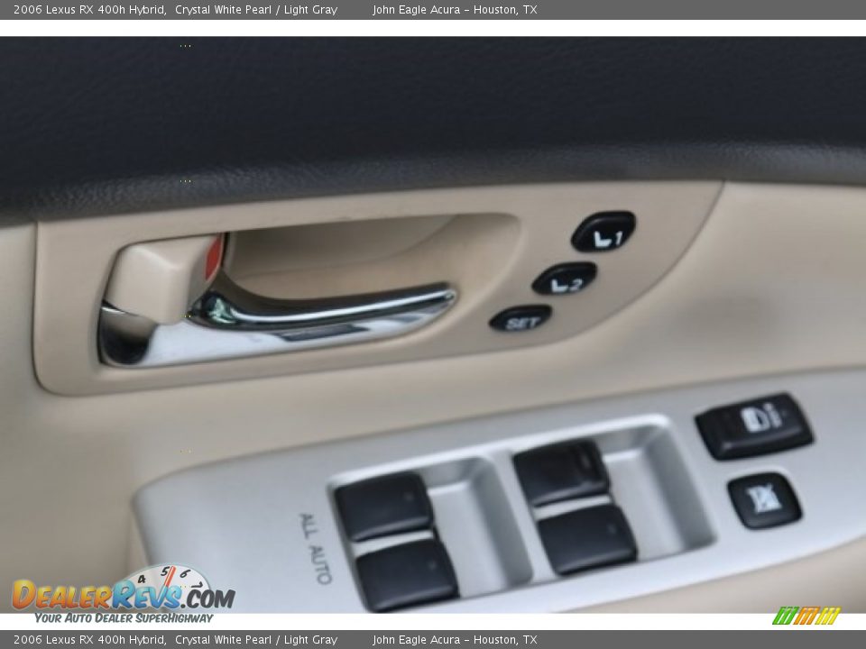 2006 Lexus RX 400h Hybrid Crystal White Pearl / Light Gray Photo #16