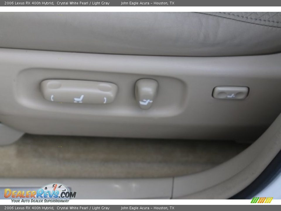 2006 Lexus RX 400h Hybrid Crystal White Pearl / Light Gray Photo #17