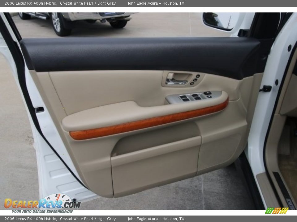 2006 Lexus RX 400h Hybrid Crystal White Pearl / Light Gray Photo #18