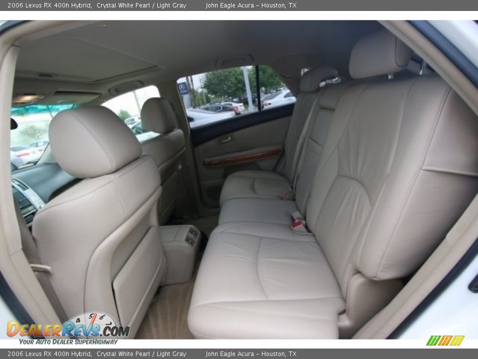 2006 Lexus RX 400h Hybrid Crystal White Pearl / Light Gray Photo #21