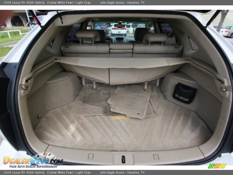 2006 Lexus RX 400h Hybrid Crystal White Pearl / Light Gray Photo #22