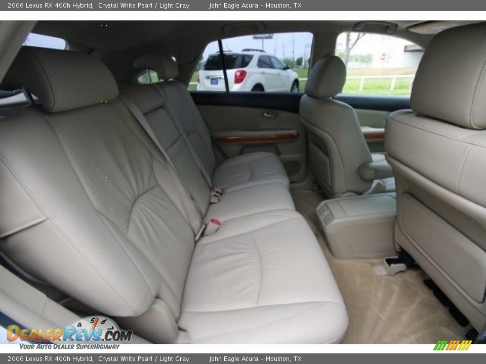 2006 Lexus RX 400h Hybrid Crystal White Pearl / Light Gray Photo #25