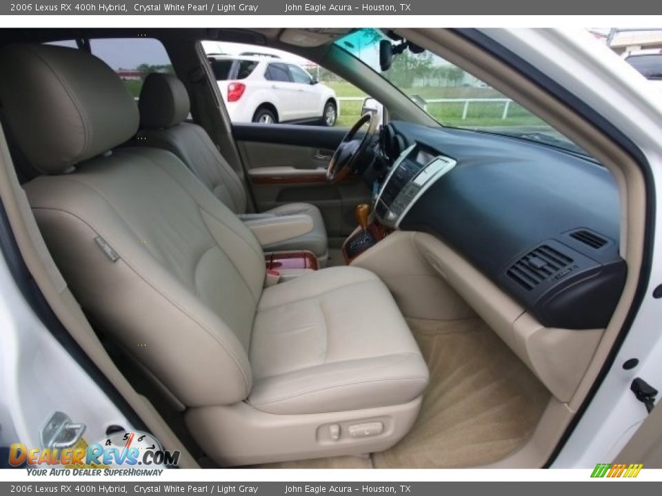 2006 Lexus RX 400h Hybrid Crystal White Pearl / Light Gray Photo #27