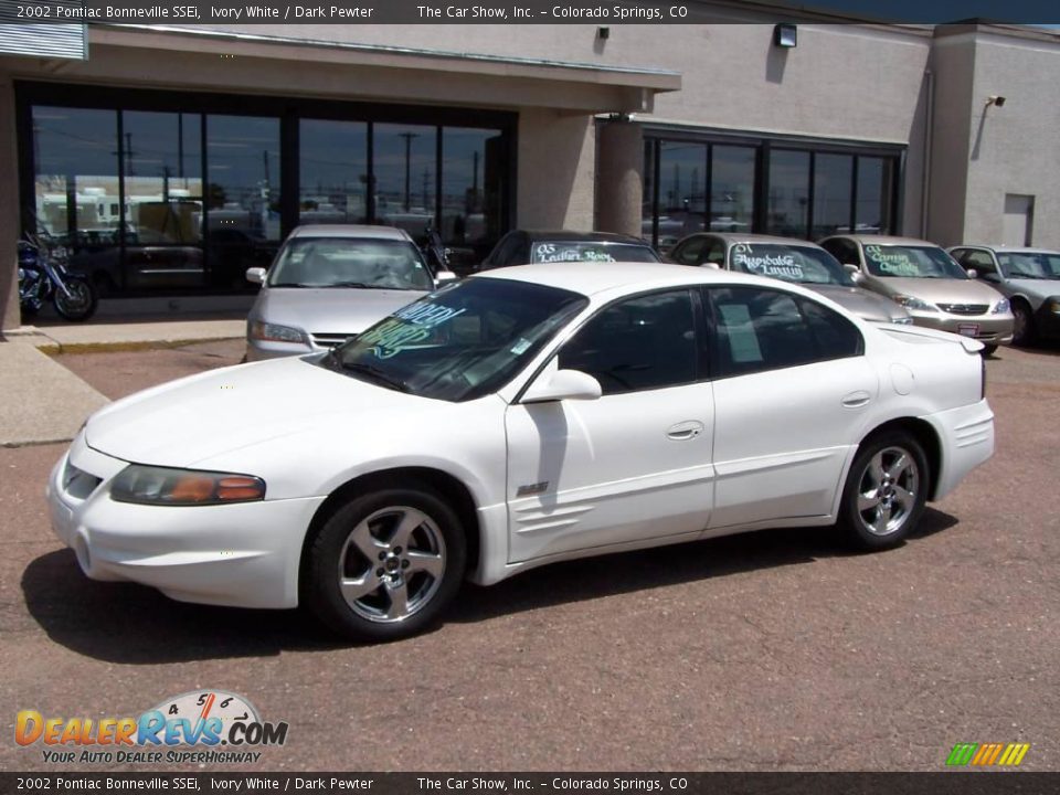 2002 Pontiac Bonneville SSEi Ivory White / Dark Pewter Photo #23