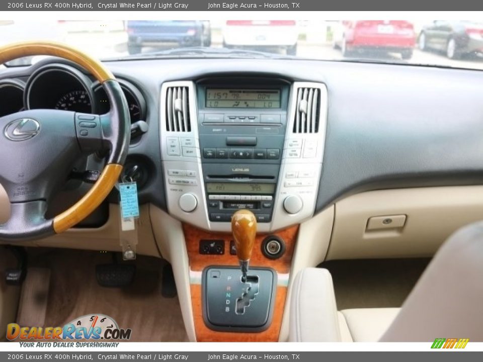 2006 Lexus RX 400h Hybrid Crystal White Pearl / Light Gray Photo #30