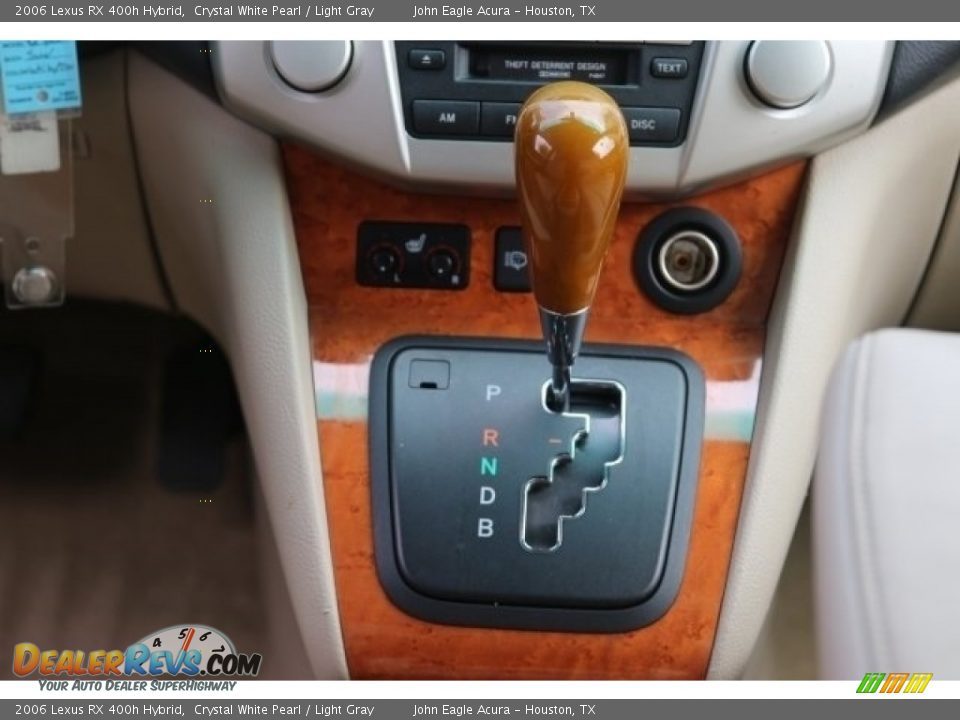 2006 Lexus RX 400h Hybrid Crystal White Pearl / Light Gray Photo #32