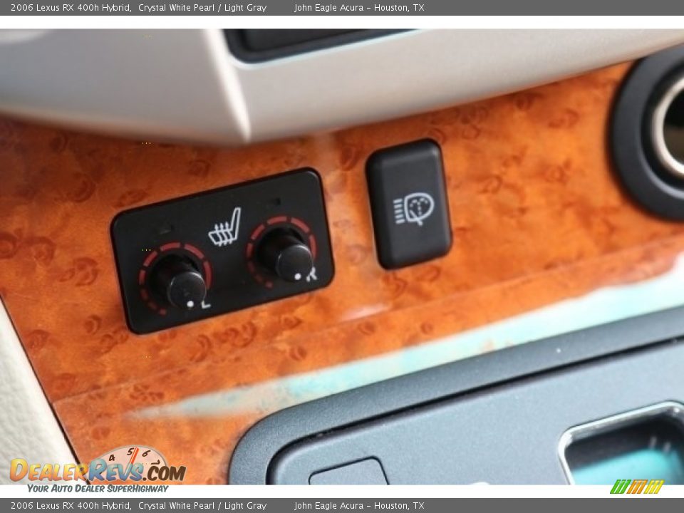2006 Lexus RX 400h Hybrid Crystal White Pearl / Light Gray Photo #36