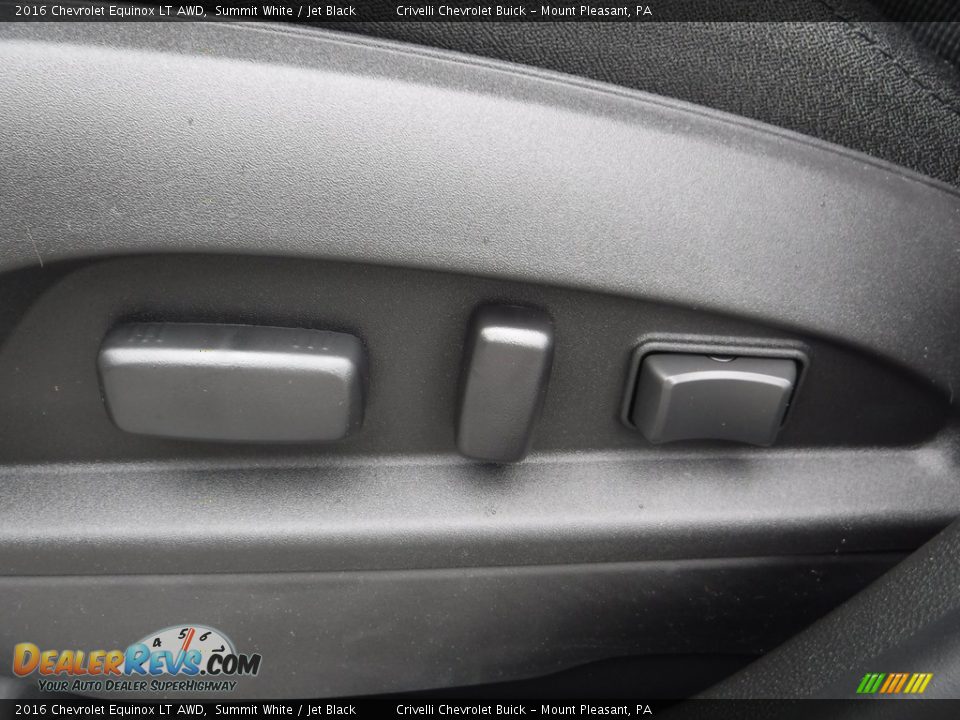 2016 Chevrolet Equinox LT AWD Summit White / Jet Black Photo #14