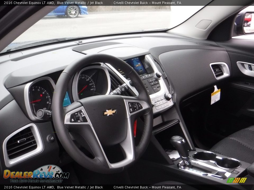 2016 Chevrolet Equinox LT AWD Blue Velvet Metallic / Jet Black Photo #11