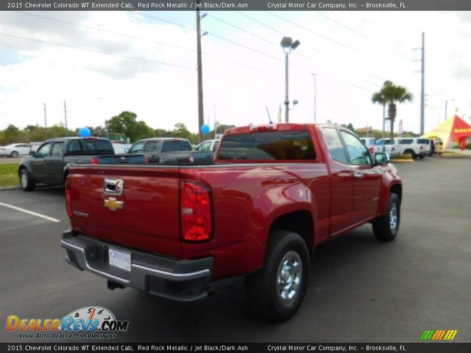 2015 Chevrolet Colorado WT Extended Cab Red Rock Metallic / Jet Black/Dark Ash Photo #8