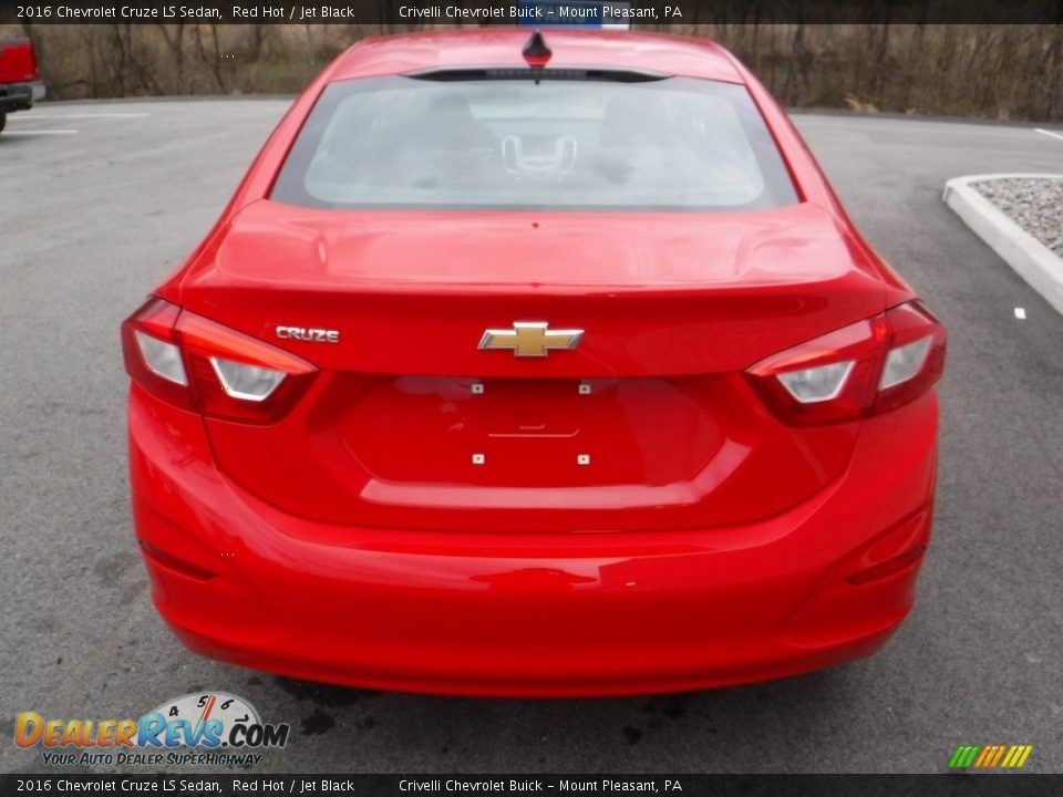 2016 Chevrolet Cruze LS Sedan Red Hot / Jet Black Photo #6