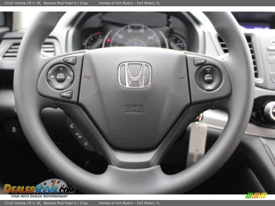 2016 Honda CR-V SE Basque Red Pearl II / Gray Photo #11