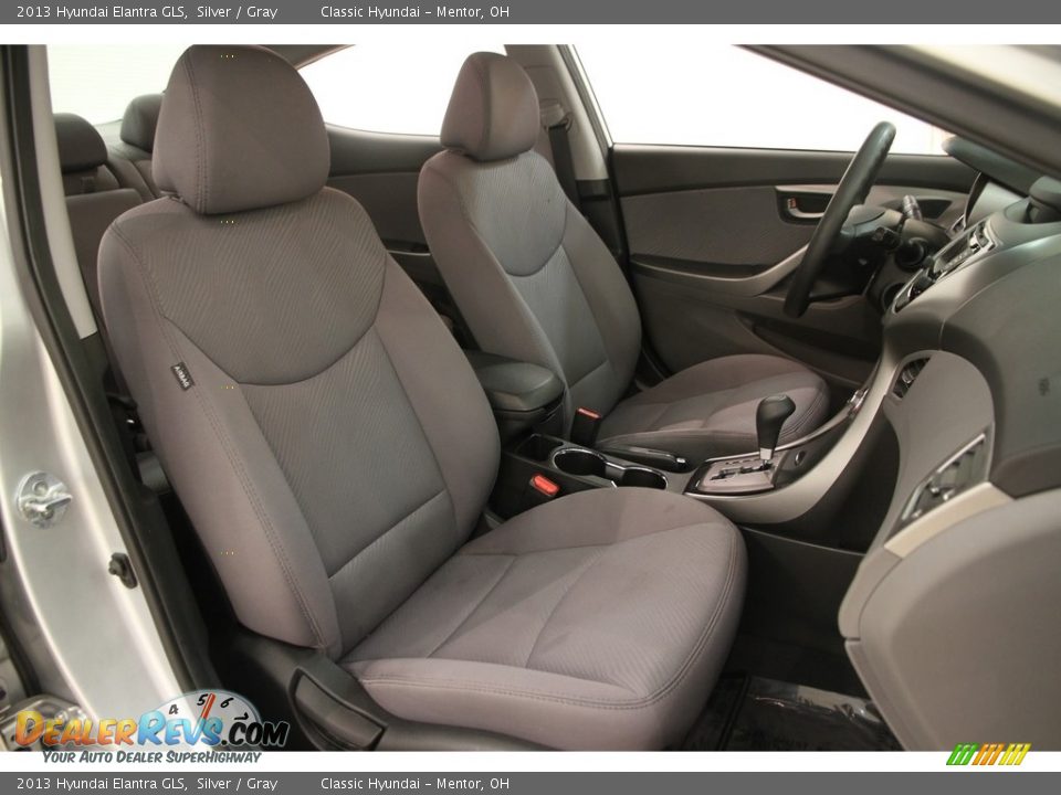 2013 Hyundai Elantra GLS Silver / Gray Photo #11