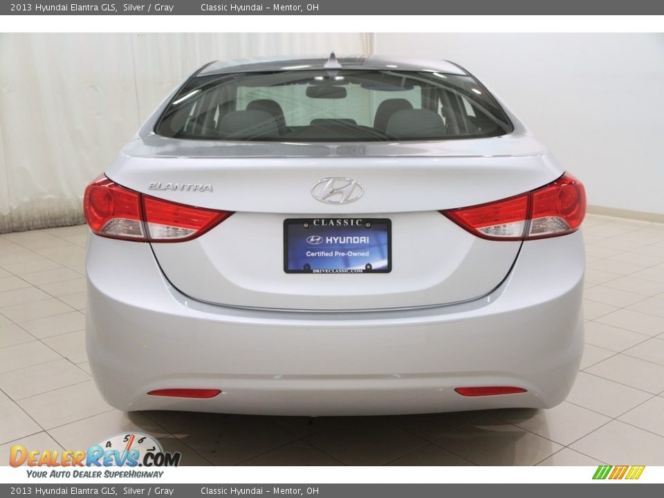 2013 Hyundai Elantra GLS Silver / Gray Photo #13