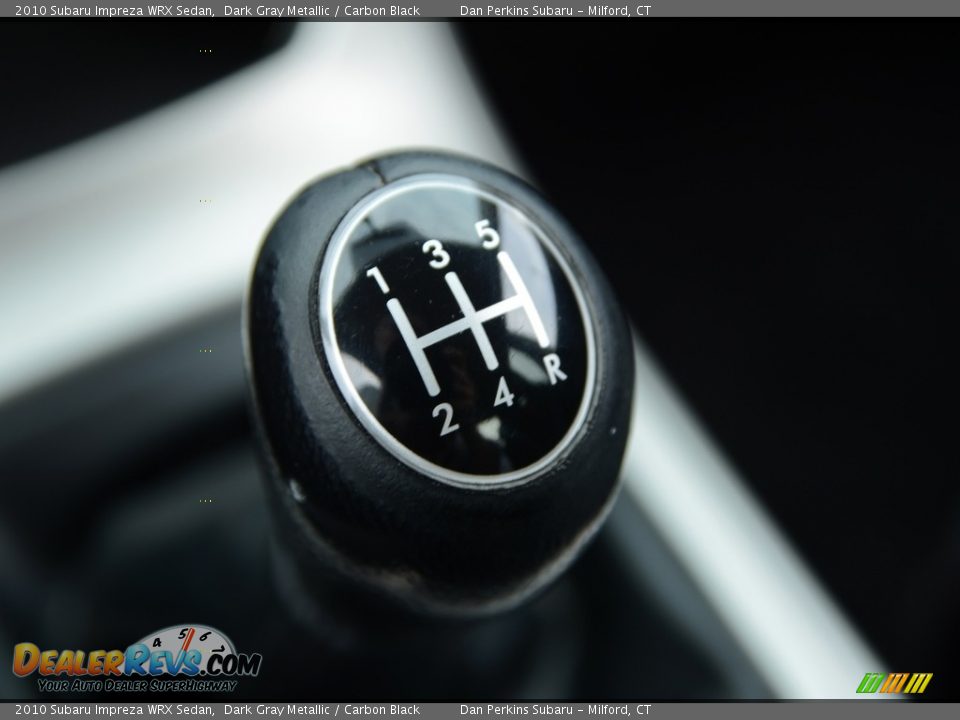 2010 Subaru Impreza WRX Sedan Dark Gray Metallic / Carbon Black Photo #12