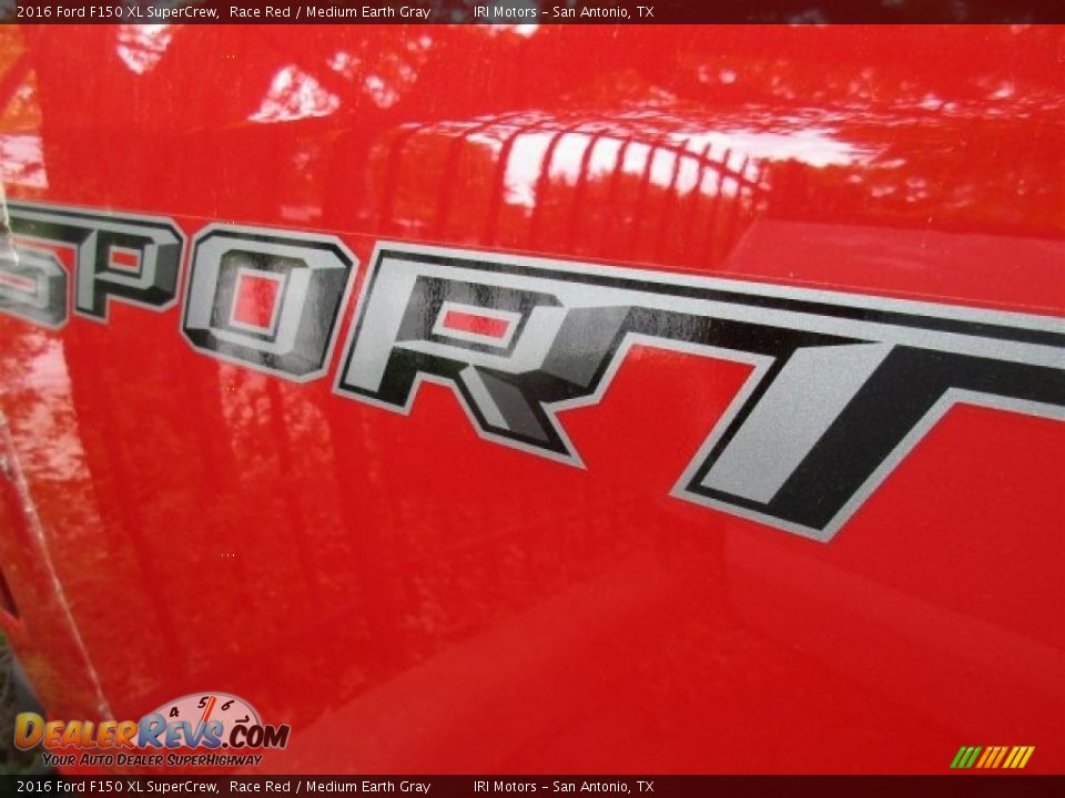 2016 Ford F150 XL SuperCrew Race Red / Medium Earth Gray Photo #7