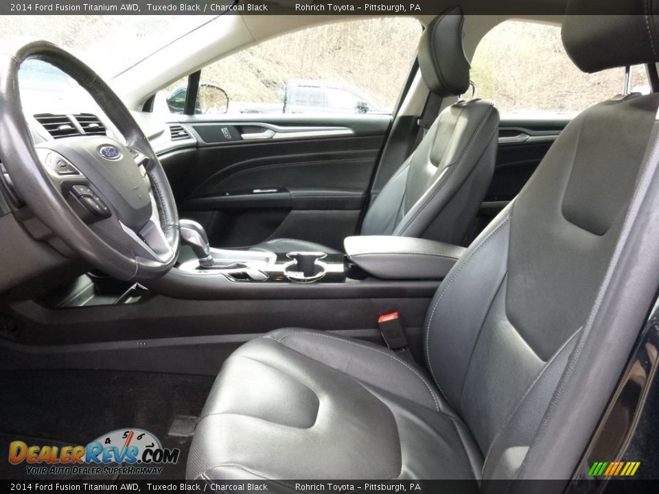 2014 Ford Fusion Titanium AWD Tuxedo Black / Charcoal Black Photo #5