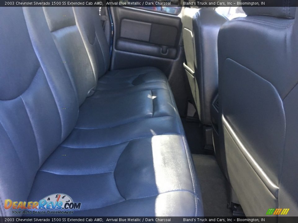 2003 Chevrolet Silverado 1500 SS Extended Cab AWD Arrival Blue Metallic / Dark Charcoal Photo #21