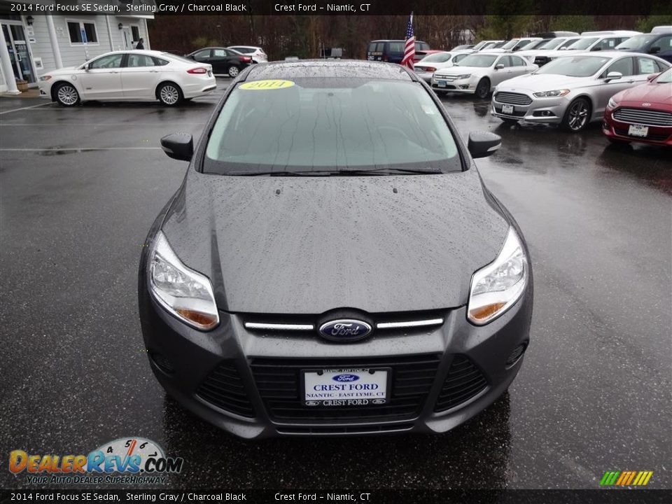 2014 Ford Focus SE Sedan Sterling Gray / Charcoal Black Photo #2